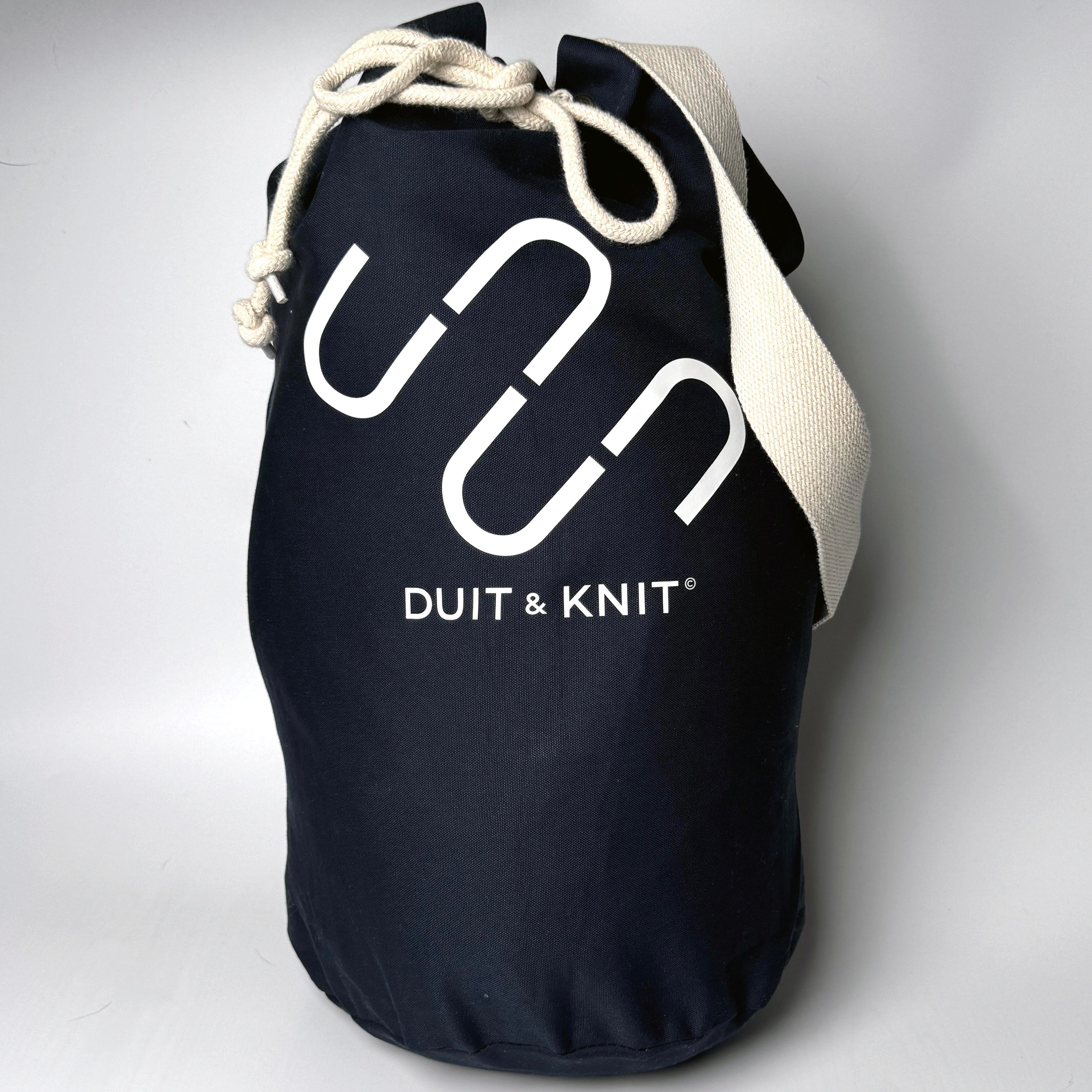 Seesack mit &quot;DUIT &amp; KNIT&quot; Logo